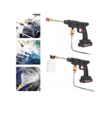 HIDROLAVADORA PORTATIL INALAMBRICA 48V POTENCIA RECARGABLE + 2 BATERIAS Y ACCESORIOS - 5