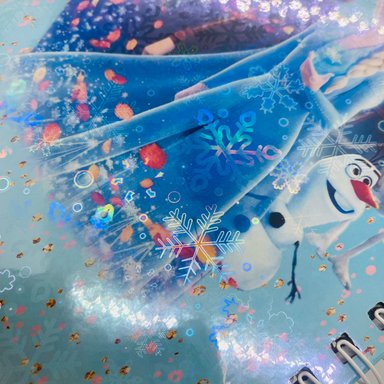CUADERNO A5 HOJAS CUADRICULADAS 7MM FROZEN - 8