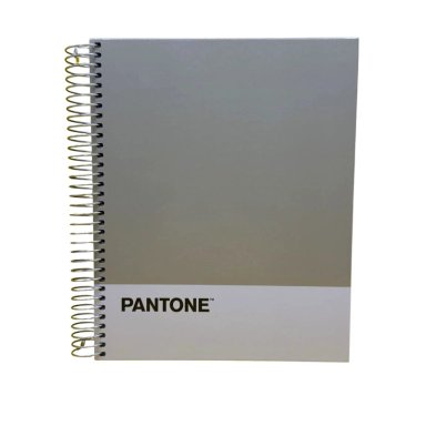 CUADERNO MEDIO OFICIO 150 HOJAS CUADRICULADAS 5MM NATURE COLOR PANTONE - 1