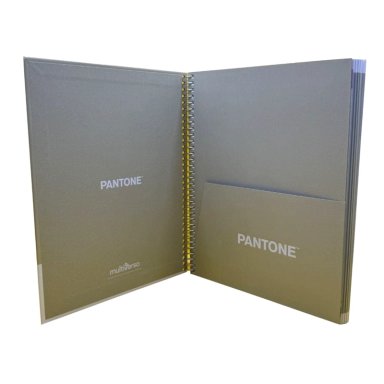 CUADERNO MEDIO OFICIO 150 HOJAS CUADRICULADAS 5MM NATURE COLOR PANTONE - 2