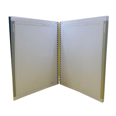 CUADERNO MEDIO OFICIO 150 HOJAS CUADRICULADAS 5MM NATURE COLOR PANTONE - 6