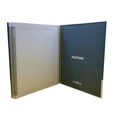 CUADERNO MEDIO OFICIO 150 HOJAS CUADRICULADAS 5MM NATURE COLOR PANTONE - 7