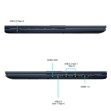 NOTEBOOK ASUS VIVOBOOK 15 INTEL CORE 7 16GB RAM 512GB SSD - 3