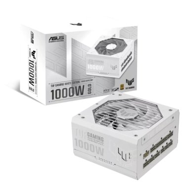 FUENTE DE PODER ASUS TUF GAMING 1000W GOLD WHITE EDITION - 1