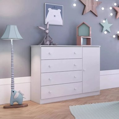 CÓMODA CAJONERA BAMBOLÉ BLANCO - KIDSCOOL - 2687.0001 - 3