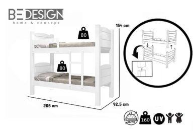 CAMAROTE BE DESIGN LILIANE 636 1 PLAZA BLANCO - 8