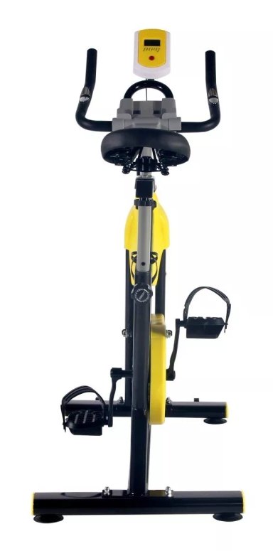 BICICLETA SPINNING LIVE SPORTS ES-7903 INTENSITY YELLOW 6 KG - 2