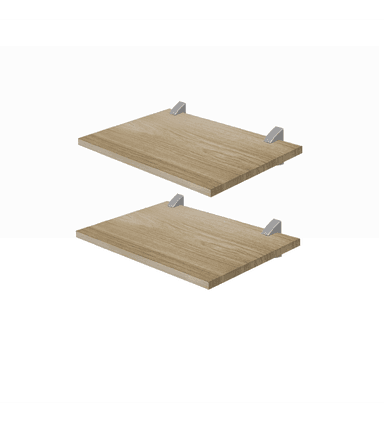 REPISAS CONCEPT40 ROBLE  PACKX2 - 1
