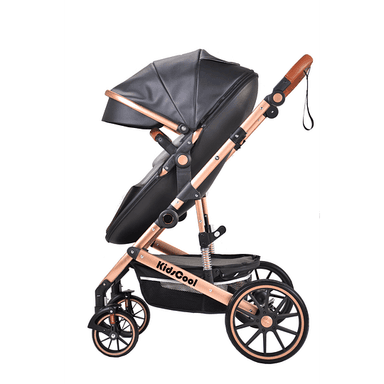 COCHE CUNA KIDSCOOL EGG 3 EN 1 NEGRO - 2