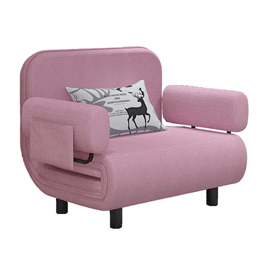 SOFA MINI CAMA INFANTIL 80CM ROSADO - 1