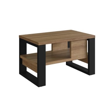 MESA DE CENTRO MIEL CON PATAS NEGRAS EMOVELL - 2