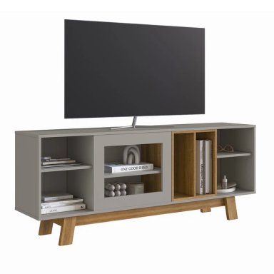 RACK PARA TV 65' GRIS/ MIEL - 1