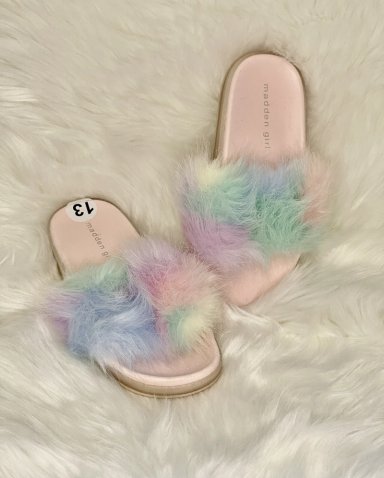 SANDALIAS NIÑA STEVE MADDEN PELUDITAS CON LUCES - 5