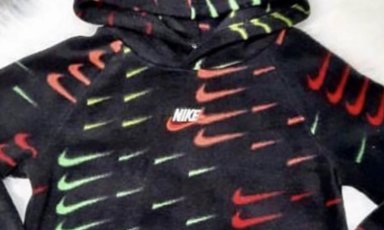POLERÓN NIÑO NIKE NEGRO - 3