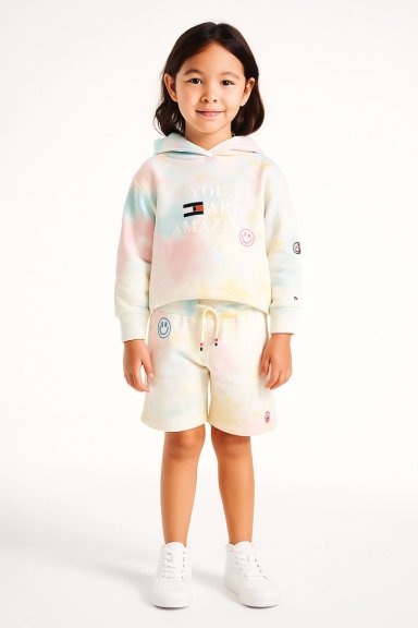 CONJUNTO ALGODON NIÑA TOMMY HILFIGER MULTICOLOR - 1