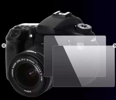 PROTECTOR PANTALLA VIDRIO TEMPLANO PARA CANON 7D - 2