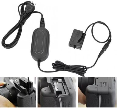 ADAPTADOR ACK-E6 LP-E6 CANON ALTERNATIVO 60D 70D 80D 6D 7D - 2