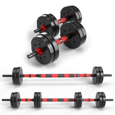 SET MANCUERNAS PVC 15 KG FITMAX - 1