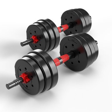 SET MANCUERNAS TEN SERIES PVC 20 KG - 3
