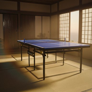 MESA DE PING PONG KUROSAWA KOHAKU AZUL ACERO 152.5 CM X 274 CM - 3