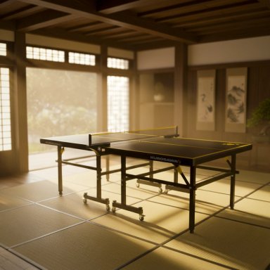 MESA PING PONG PRO SHOWA YELLOW KUROSAWA - 8