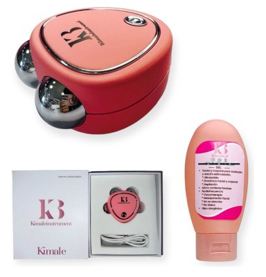 MÁQUINA DE ESTIRAMIENTO FACIAL CON MICROCORRIENTE USB - COLOR_80: ROSADO - 1