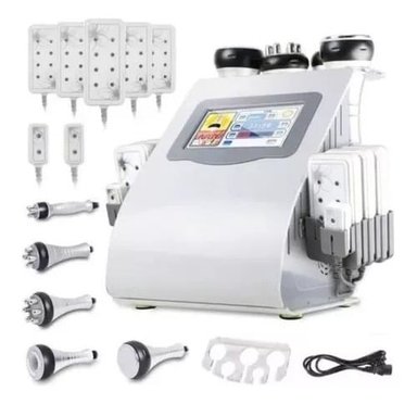 MAQUINA CAVITACION 6 EN 1 RADIOFRECUENCIA FACIAL CORPORAL - COLOR_80: BLANCO - 1