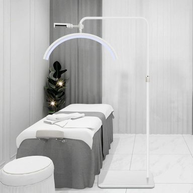 LAMPARA MEDIA LUNA LED PARA PESTAÑAS Y CEJAS COLOR BLANCO - 1