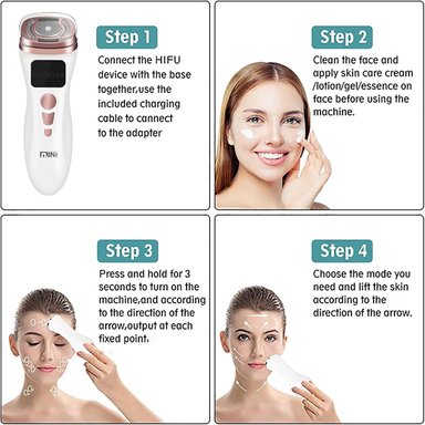 MINI HIFU MÁQUINA DE RADIOFRECUENCIA FACIAL RFLIFTING - 2