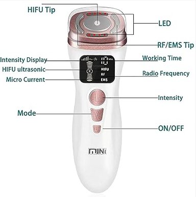 MINI HIFU MÁQUINA DE RADIOFRECUENCIA FACIAL RFLIFTING - 3