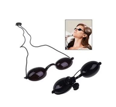 GAFAS DE PROTECCIÓN UV PARA DEPILADORA LASER IPL FOTOTERAPIA NEGRO - 3