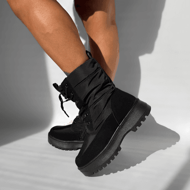 BOTIN IMPERMIABLE CHIPORRO MUJER KALA EN COLOR NEGRO BELLA MODA - 7