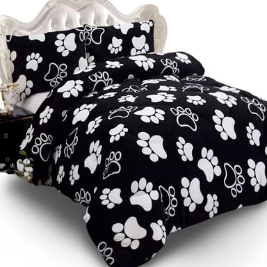 COBERTOR CHIPORRO PATITAS 2 PLAZAS +2 FUNDAS DE ALMOHADA - 2