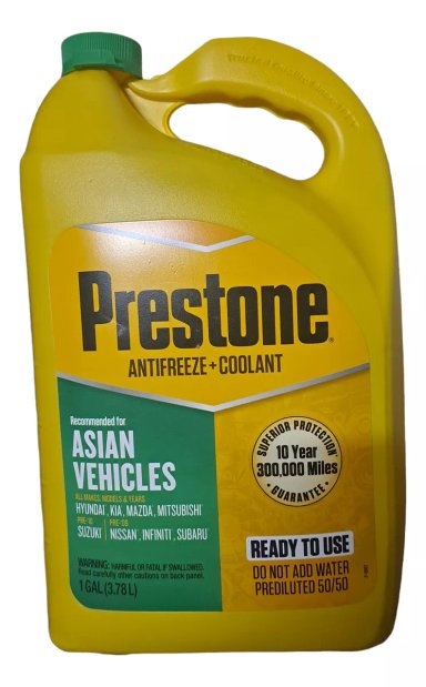 PRESTONE ANTIFREEZE/COOLANT 50/50 ASIAN VERDE - 1