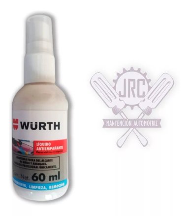 LIQUIDO ANTIEMPAÑANTE PARA VIDRIOS Y ESPEJOS WURTH 60ML - 1