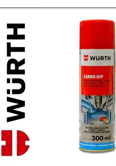 LIMPIADOR DE CUERPO DE ACELERACIÓN WURTH CARBO OFF 300ML - 1