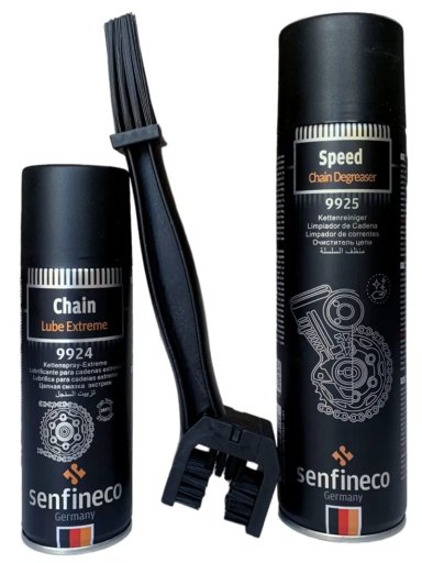 KIT LIMPIADOR Y LUBRICANTE PARA CADENA DE MOTO - 1
