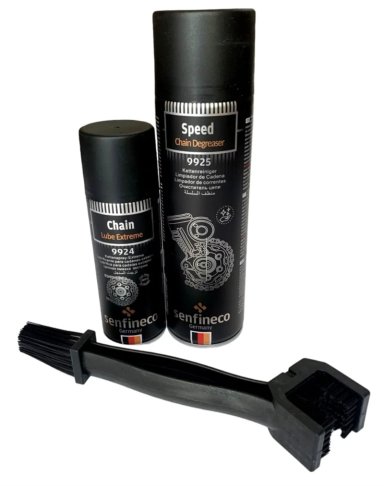 KIT LIMPIADOR Y LUBRICANTE PARA CADENA DE MOTO - 2