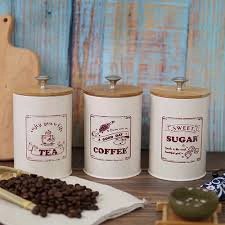 SET DE 3 CANISTER DE COCINA - DISEÑO LETRAS - 2