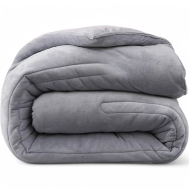 PLUMON PLUSH LISO CON CHIPORRO 2 PLAZAS + 2 FUNDAS ALMOHADA TAMAÑO 2 PLAZAS VERDE TF - 2
