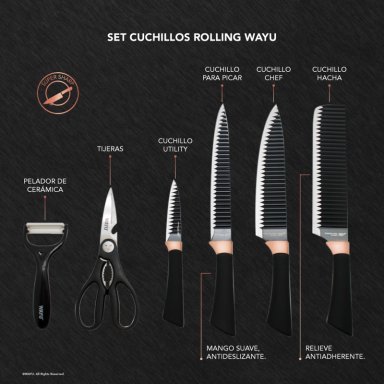SET CUCHILLOS ROLLING WAYU - 3