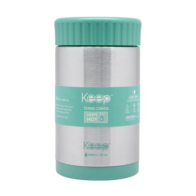 TERMO COMIDA COLORES 0.6L CELESTE - 1