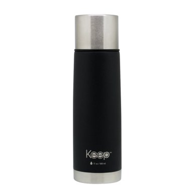 TERMO BALA 0.5L RUBBER KEEP NEGRO - 2