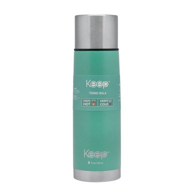 TERMO BALA 0.5L RUBBER KEEP CELESTE - 1