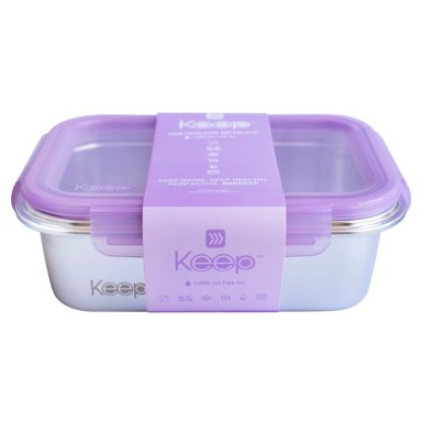 HERMETICO METALICO 1300ML KEEP - LILA - 1