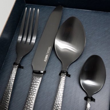 SET CUBIERTOS HAMMER 16 PCS WAYU-GRIS - 1