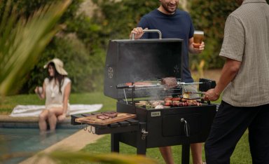 PARRILLA A CARBON CON SPIEDO - 2