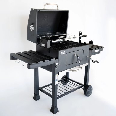 PARRILLA A CARBON CON SPIEDO - 9