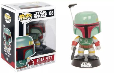 FUNKO POP NEGRO FIGURA ! - STAR WARS - BOBA FETT (08) - 1