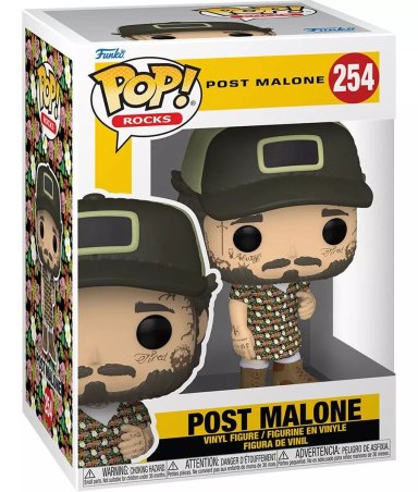 FUNKO POP NEGRO ! POST MALONE POST MALONE SUNDRESS - 1